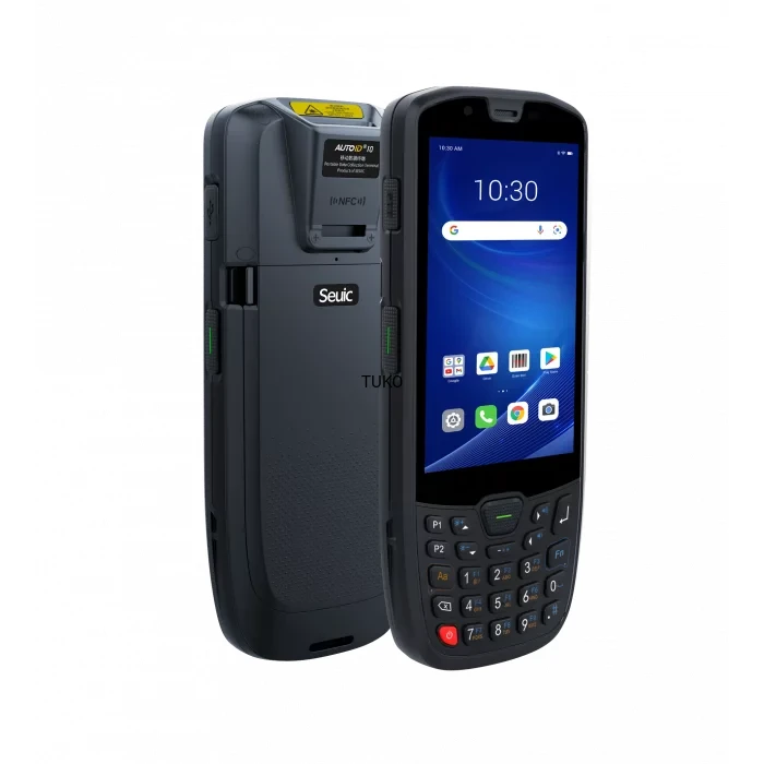 Terminal mobilny SEUIC AUTOID10 – widok z przodu i z tyłu